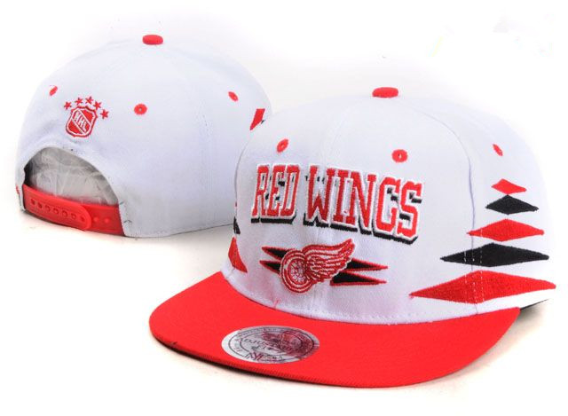 NHL Detroit Red Wings M&N Snapback Hat NU03